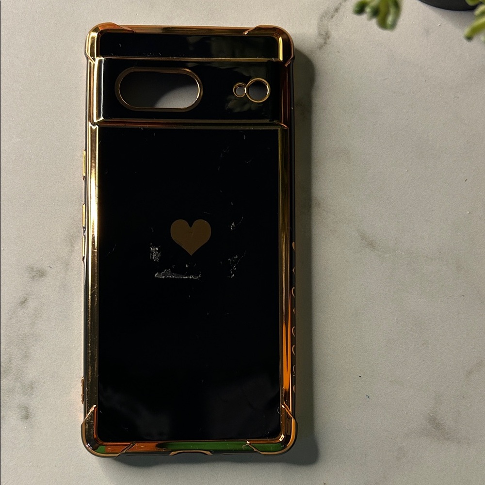 Elegant Gold and Black Phone Case
